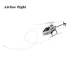 Inteligente Uav C129 V2 2 4GHz RC Helicóptero 6 canales Altitude Hold Single Paddle sin alerones Modelo Avión Juguetes 230801