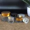 3 couleurs vide crème pour les yeux verre 5/10/15/20/30/50g Transparent cosmétique crème pour les yeux pot cosmétique bouteille conteneur bouteilles rechargeables LL