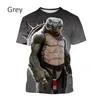 Men's T Shirts Fashion Short Sleeve Harajuku Style Brazilian Jiu-jitsu Tough Guy Animal T-shirt Enthusiast Streetwear Top