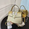 Sacs à bandoulière pour dames en gros d'usine 2 styles quotidiens Joker couleur unie sac à dos en cuir gaufré sac à main classique en crocodile sac à clapet serpent 5060 #