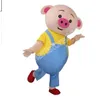 Mascot Costume Cartoon Pig Mascot Costumes Halloween Christmas Event Rollspelande kostymer Rollspel klänning päls set kostym