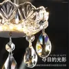 Chandeliers French Crystal Candlestick Fashion Led For Dining Room Kitchen Coffee Store Bar Home Deco Hanging Lighting Fixtures