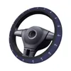 Steering Wheel Covers Anchor Navy Car Cover 37-38 Soft Auto Protector Elastische Car-styling Accessories