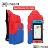 Étuis Couvre Sacs Étuis Ers Di Crossbody Pour Nintend Switch Voyage Carry Case Shoder Stockage Console Dock Jeu Accessoires Protec Dhakk