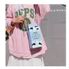 Peculiar caixa de leite crossbody saco japonês versão coreana da menina harajuku irmã macia chique estudante bolsa de ombro 110223