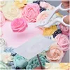 Bakning mögel blommor sax tårta bricka tips rose munstycke nagel dekor lyftare fondant grädde dekorera dessert butik kök tillbehör dhqb4