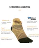 Calcetines de hombre AONIJIE E4824 2 pares Toe Barefoo Calcetines Mini Crew Five Fingers Ciclismo Correr Fútbol Baloncesto Deportes Yoga Hombres Mujeres Maratón 230731