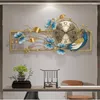 Wall Clocks Metal Kitchen Clock Bedroom Aesthetic Peacock Digital Large Modern Living Room Wandklok Interior Design YY50WC