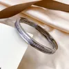2023 designer bracelets for women mens jewelry Titanium Steel Cuff bangles For armband Women designer jewelry diamond crystal friendship tide trendy luxury