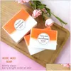 Handmade Soap 100G Kojic Acid Whitening For Dark Black Skin Glycerin Brighten Face Body Skins Bleaching Drop Delivery Health Beauty B Dhnfm