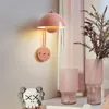 Lampa ścienna LED Nordic Bedside Reading Lampy z przełącznikiem w sypialni Sypialnia Oświetlenie Kolorowe dekorenty domowe kinkiety