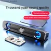 Draagbare luidsprekers USB bedraad Krachtige computerluidspreker Stereo basluidspreker Surround Sound Bar Box LED TV PC Laptop Telefoon Tablet MP3 Z230801