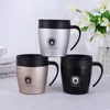 Tumblers 330ml Stainless Steel Handle Coffee Mug Thermos Flask Family Dance Party Beer Cup Double Layer Milk Tea Vacuum Cups 230731