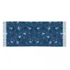 Craquins Swighthound Greyhound Flower Love in Blue Swarf Femmes Femmes Soft Whippet Dog châles enveloppe