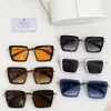 2023 Les nouvelles lunettes de soleil carrées du nouveau designer de luxe de la famille P stars dans la mode des lunettes de soleil pour hommes et femmes SPR55ZS