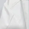 Women's Jackets 2023 Elastic Hem Women Long Sleeve Loose White Jacket Ladies Zipper Classic Baseball Pullover Coat Tops