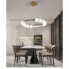 Pendant Lamps Art Led Chandelier Lamp Light Room Decor Modern Minimalist Restaurant Study Luxury Creative Interior Circular Design