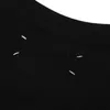 Camisetas para hombres Carta simple de verano Margiela Camisetas Moda Contraste Color Impresión Casual Top Tee Algodón de alta calidad Pareja Mangas cortas j