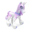 Electricrc Animals Kakbeir Creative Remote Control RC Horse Unicorn Robot Söt Animal Intelligent induktion Electric Model Pet Robotics Kids Toys 230801