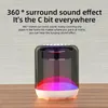 S02 Portable Mini sans fil BT haut-parleur USB stéréo son musique Boomboxes Transparent mode plastique Enceinte haut-parleurs