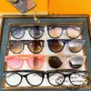 Neue Luxusdesigner 2023 neue Sonnenbrillen Damen in der gleichen Mode Street Shot Plate Box Sonnenbrillen trendige Herren