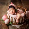 Keepsakes Born Pography Basket Vintage Handmased Basket for Boy or Girl Born Pography Props Baby Poshoot Props Baby Chairs 230801