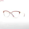 Sunglasses Fashion Diamond Shiny Myopia Prescription Glasses Women Anti Blue Light Bling Cat Eye Computer Protection XN