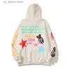 Men's Hoodies Sweatshirts Graffiti Star Foam Print Loose Casual Hooded Hoodies for Men and Women Stranger Things Fleece Pullover Sudaderas Y2k Sweatshirts T230731