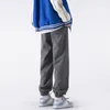 Mens Jeans Wetailor Streetwear Striped Pants Men Harajuku Casual Warm Sport Sweatpants Skateboard Oversized American Hiphop Trousers 230731