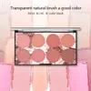 Blush 8 ColorsBlush Palette Makeup Face Mineral Pigment Blusher Powder Professional Make Up Contour Shadow Brush 230801