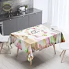 Mantel Rectangular Cubierta de mesa Impermeable Comedor Moda Fiesta de cocina Festival Lindo Escritorio Decoración Ropa de mesa para comedor R230731