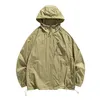 Herenjassen 2023 Zonbeschermingsjas voor heren Effen kleur Hooded Outdoor Casual Berg Dun lichtgewicht ademend pak