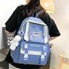 School Bags Fashion Sets Children's School Backpack Cute Women's Bagpack Bookbag Laptop Bag for Teens Girls Students Bag Rucksack 4pcs 230801