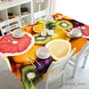 Tavolo tavolo da stampa frutta tovaglie rettangolari per tavolo decorazione casa da pranzo impermeabile coperta da picnic R230819