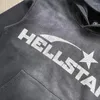 Hoodies masculins vintage Make Old Hellstar Sweat à capuche Automne Winter Classic Flame Lettre imprime