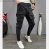 Herenbroeken Nieuw product broek voor heren street hiphop persoonlijkheidstrend overtreft casual broek voor herenzakbroek geschikt voor broek y2k Z230801