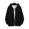 Men's Jackets Lady Jacket Cardigan Warm Loose Pocket Zip Up Winter Men Clothes