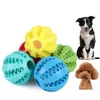 Giocattoli per cani mastica dolcetto palla giocattolo divertente elasticità interattiva animali da masticare cani denti puliti palline di cibo gomma extra resistente 5 cm goccia Del Dhcox