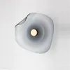 Vägglampor nordiskt oregelbundet glas sovrum sovrum vardagsrum soffa bakgrund sconce ljus studie modell design fixturer