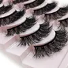 False Eyelashes LTWEGO 10 Pairs Natural Long 3D Mink Lashes Fluffy Volume Cruelty Free Wispy Makeup Cilios