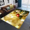 Carpets Christmas Festive Printed Floor Mats Home Decoration Bedroom Living Room Children's Carpet Non-slip Door Mats Alfombra Infantil R230731