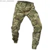 Pantalons pour hommes Mege Tactical Camo Jogger Outdoor Tear Proof Cargo Pants Work Suit Randonnée Chasse Combat Soldier Street Clothing Z230802