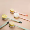 Bath Accessory Set Double-sided Sponge Brush Long Handle Soft Hair Back Body Shower Brushes Exfoliator Skin Massager Cleaning