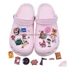 Pièces de chaussures Accessoires Hispanique Mexicain Inspiré Clog Charms Gibbets Pins Fit For And Wristband Bracelet Décoration Kids Tee Series Aléatoirement