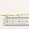 Collana con pendente a forma di cerchio in oro F di design di lusso Gioielli a catena in acciaio inossidabile per regalo da donna