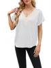 Damenblusen, elegante Blumendruck-Chiffonbluse für Damen, Rüschenbesatz, U-Boot-Ausschnitt, transparente Oberteile, Frühling und Sommer, lässige, elegante Hemden