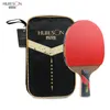 Tischtennisschläger Huieson 6 Star Carbon Fiber Blade Schläger Double Face Noppen im Pingpong Paddle 230801