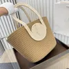 Bestverkochte designer draagtas mand tas luxe handtassen geweven boodschappentas dames strandtas