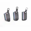 1 pièces en cuir de fibre de carbone Smart Remote Key Case porte-couvercle porte-clés couverture à distance pour BMW 1 3 5 6 7 Series X1 X3 X4 X5 X6168k