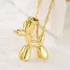 Pendant Necklaces Mafisar Cute Small Dog Necklace Gold Color Metal Cartoon Animal Chain Choker Send Women Friends Jewelry Gifts